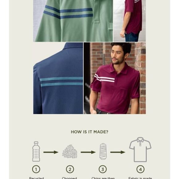 Wearguard Eco Collection, Men’s Polo shirt,Wine, M - Picture 12 of 12